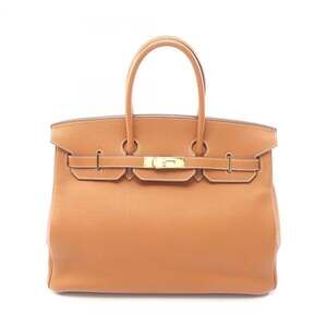 Hermes Birkin 35 Handbag, Leather, Togo Women's, Brown